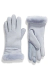 Ugg Seamed Touchscreen Compatible Genuine Shearling Lined Gloves In Fresh Air
