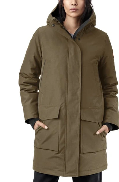 Canada Goose Canmore 625 Fill Power Down Parka In Military Green