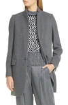 STELLA MCCARTNEY BRYCE WOOL BLEND MELANGE JACKET,245586SFB30