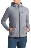 The North Face Tka Glacier Hooded Jacket In Mid Grey/ Mid Grey