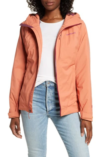 Patagonia Nano Storm Waterproof Stretch Jacket In Sns Sunset Orange