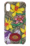 GUCCI OPHIDIA FLORAL GG SUPREME IPHONE X/XS CASE,600926HVEBC