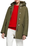Woolrich Arctic Hooded Down Parka In Army Olive