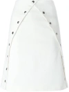 JW ANDERSON POPPER DETAIL A-LINE SKIRT,SK20WR1611275600