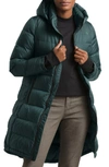 The North Face Metropolis Iii Hooded Water Resistant Down Parka In Ponderosa Green