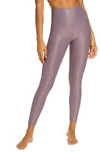 Beyond Yoga Twinkle High Waist 7/8 Leggings In Wild Orchid-rose Gold Twinkle