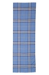 BURBERRY GIANT CHECK WOOL & SILK GAUZE SCARF,8024521