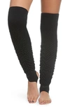 Nike Studio Training Leg Warmers In Black/ Anthra