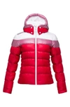 ROSSIGNOL HIVER TAILORED FIT WATERPROOF 750-FILL-POWER DOWN JACKET WITH FAUX FUR TRIM,RLHWJ02