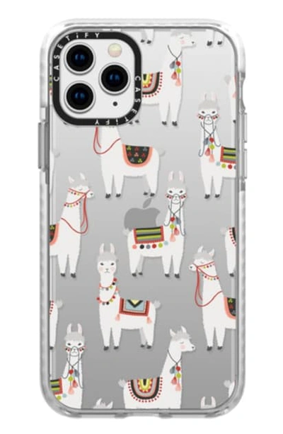 Casetify Llama Iphone 11/11 Pro & 11 Pro Max Case In Clear