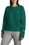 Champion Reverse Weave Sweatshirt In Jeweled Jade