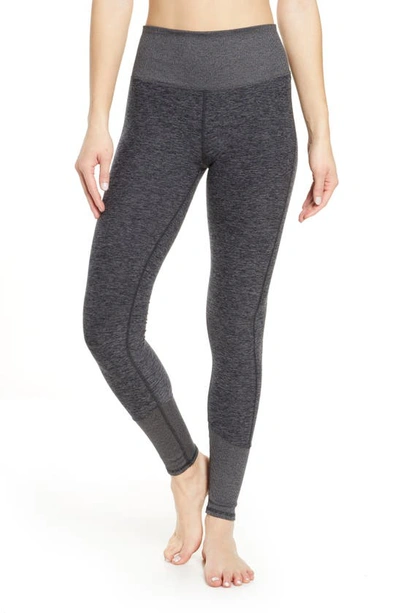 Alo Yoga High-waist Alosoft Lounge Leggings In Dark Heather Gray