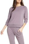 Beyond Yoga Fleece Raglan Sweatshirt In Wild Orchid