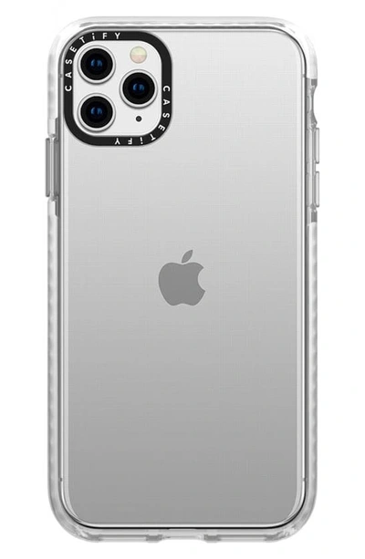 Casetify Clear Iphone 11 Pro Max Case In Frost