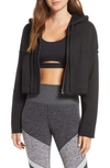 Alo Yoga Cruiser Crop Jacket In Black