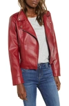 BB DAKOTA BB DAKOTA FAUX LEATHER MOTO JACKET,BJ302974