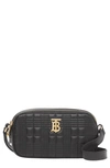 BURBERRY MICRO QUILTED LEATHER CAMERA BAG,8023339