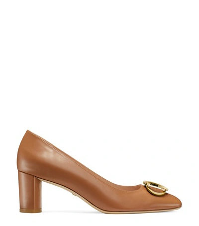 Stuart Weitzman The Anicia 25 Pump In Tan Leather