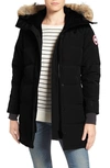 CANADA GOOSE SHELBURNE FUSION FIT GENUINE COYOTE FUR TRIM DOWN PARKA,3802LA