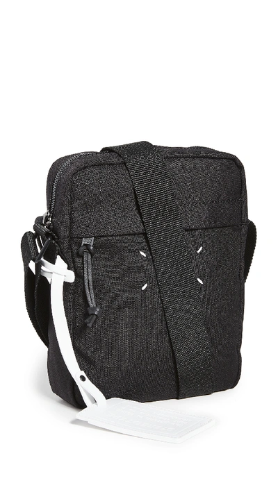 Maison Margiela Adjustable Strap Shoulder Bag In Black