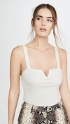 FREE PEOPLE Pippa V Wire Thong Bodysuit