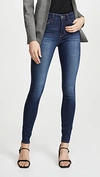 L Agence Marguerite Mid-rise Skinny Distressed Jeans In Baltic