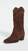 GANNI HIGH WESTERN BOOTS