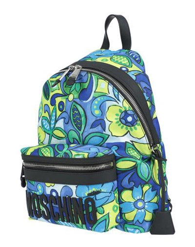 Moschino Backpack & Fanny Pack In Acid Green