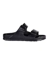 Birkenstock Arizona Raffia Slide In Black