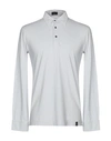 Drumohr Polo Shirt In Light Grey