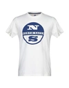 North Sails T-shirts In White