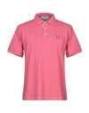 Trussardi Polo Shirts In Red