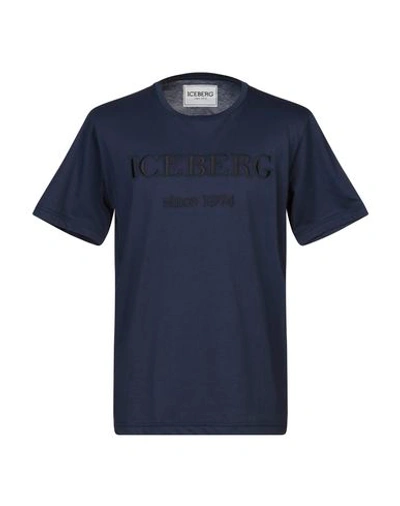 Iceberg T-shirt In Dark Blue