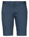 Dolce & Gabbana Man Shorts & Bermuda Shorts Slate Blue Size 40 Cotton, Elastane In Slate Blue