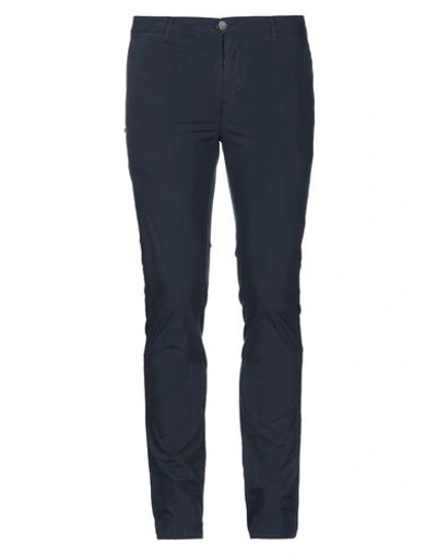 Grey Daniele Alessandrini Pants In Dark Blue