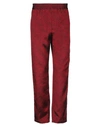 Kappa Casual Pants In Brick Red