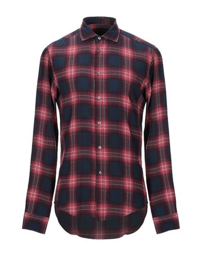 Brian Dales Checked Shirt In Red
