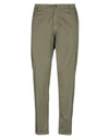 Re-hash Re_hash Man Pants Military Green Size 30 Cotton, Lyocell, Elastane In Green