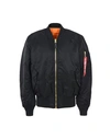 ALPHA INDUSTRIES ALPHA INDUSTRIES MA-1 MAN JACKET BLACK SIZE S NYLON