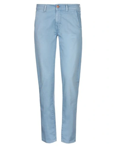 Barba Napoli Casual Pants In Azure