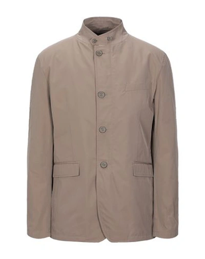 Herno Jackets In Khaki