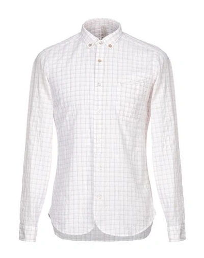 Dnl Checked Shirt In White