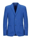 GREY DANIELE ALESSANDRINI GREY DANIELE ALESSANDRINI MAN BLAZER BRIGHT BLUE SIZE 38 COTTON, ELASTANE,49524004OO 3