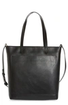 MADEWELL MADEWELL THE ZIP-TOP MEDIUM TRANSPORT LEATHER TOTE,AE189