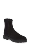 STUART WEITZMAN ROMY GENUINE SHEARLING LINED BOOTIE,ROMYCHIL