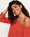 SUPERDRY BROOK OFF SHOULDER TOP,2103025000155RV7020