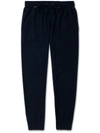 Derek Rose Finley Tapered Cashmere Sweatpants In Blue