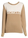 MONCLER Intarsia Logo Crewneck Sweater