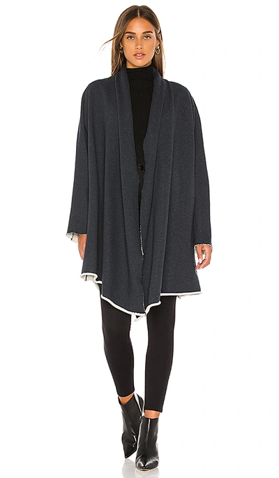 Frank & Eileen Tee Lab Cardigan In Navy Melange