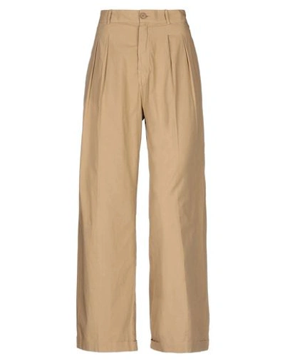 Erika Cavallini Casual Pants In Camel